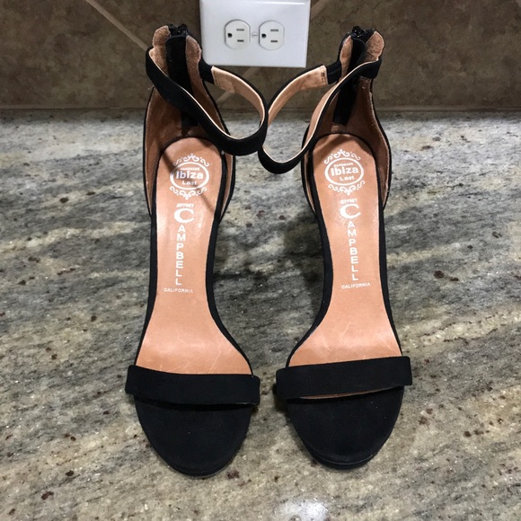 Jeffrey Campbell Shoes - Jeffery Campbell Ibiza  Black Suede Heels
